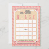 Baby shower Bingo Kaarten (Voorkant)