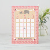 Baby shower Bingo Kaarten (Staand voorkant)