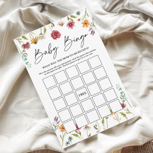 Baby shower Bingo spel