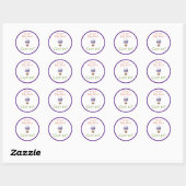 Baby Shower Bingo Stickers – Personalized “Got It! (Feuille)