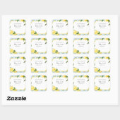  Baby shower Bladplaat Vierkante Sticker (Vel)