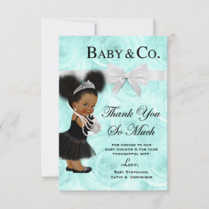 Baby shower bleu de Merci d'aquarelle