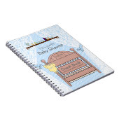 Baby shower bleu - Livre d'invité (Côté Droit)