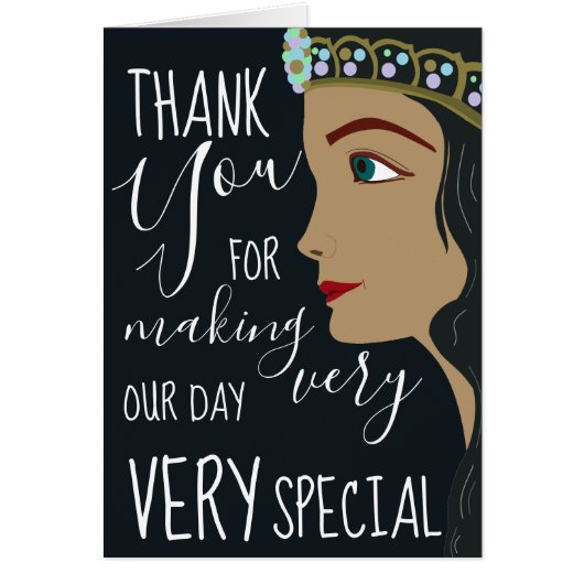 Baby shower bleu Princesse Merci (Devant)