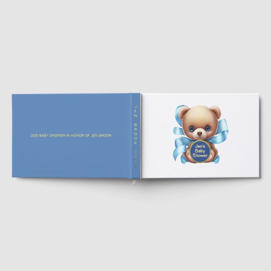 Baby shower Bleu Teddy Bear (Complet)