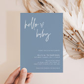 Baby shower Blue Boy | Invitation Blue Boy moderne