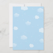 Baby shower Blue Elephant Boy Invitation (Dos)