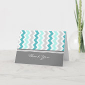 Baby shower Blue Grey Hostess Merci (Devant)