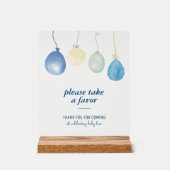 Baby shower Blue Jean | Parti Denim Favors (Recto)
