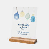Baby shower Blue Jean | Parti Denim Favors (Angle)