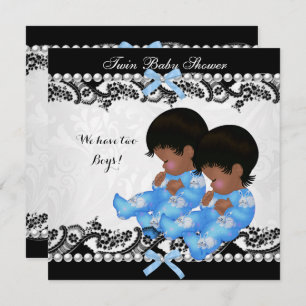 Baby shower Blue Kaart