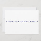 Baby shower Blue Moon Daisy Invitation (Dos)