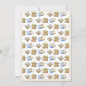 Baby shower boeken kaart (Achterkant)