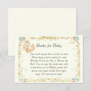 Baby shower boeken voor Baby Kaart