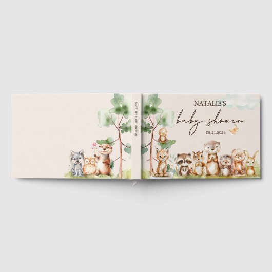 Baby shower Boho Animaux des bois (Complet)