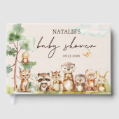 Baby shower Boho Animaux des bois (Recto)