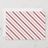 Baby shower Boho, Aquarelle Floral Invitation (Dos)