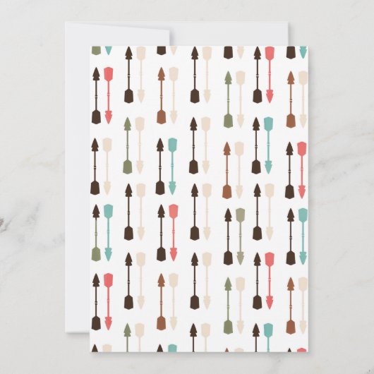 Baby shower Boho Invitation de Boho (Dos)