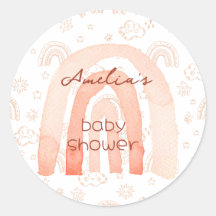 Baby shower Boho Peachy Weer 2