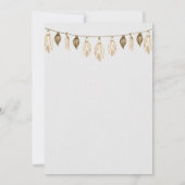 Baby shower Boho Watercolor Invitation (Dos)