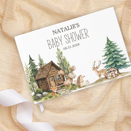 Baby shower Boho Woodland Animaux