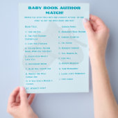 Baby Shower Book Matching Game Flyer (Hand)