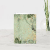 Baby shower bos bos bedankkaart (Achterkant)