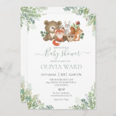 Baby shower bos kaart (Voorkant / Achterkant)