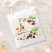 Baby shower Bosbossen Bedankzakje (Geknipt)