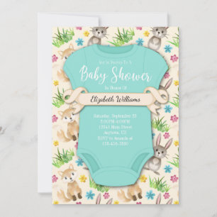 Baby shower Bosbossen Kaart
