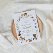 Baby shower Bosbossen Kaart