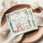 Baby shower Bosbossen Servet