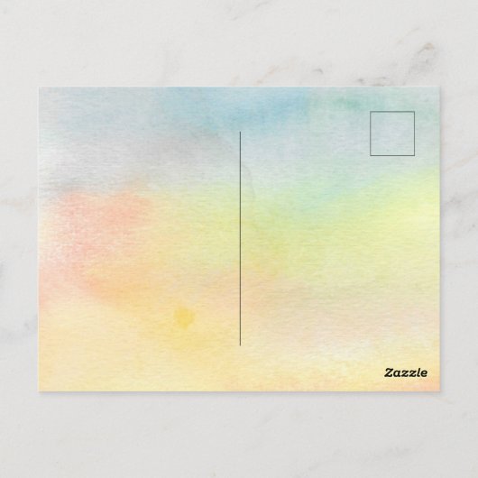 Baby shower Bosdieren Dank u Briefkaart (Achterkant)