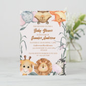 Baby shower Bosland Kaart (Staand voorkant)