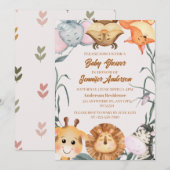 Baby shower Bosland Kaart (Voorkant / Achterkant)