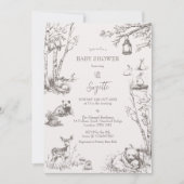 Baby shower Bosland Kaart (Voorkant)