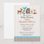 Baby shower Bosland Kaart (Voorkant / Achterkant)