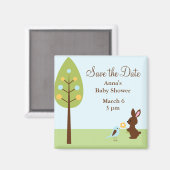 Baby shower Bosland Magneet (Voorkant / Achterkant)