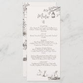 Baby shower Bosland Menu (Voorkant / Achterkant)