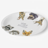 Baby shower Bosland Papieren Bordje (Gekanteld)