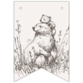 Baby shower Bosland Vlaggetjes (Tweede vlag)