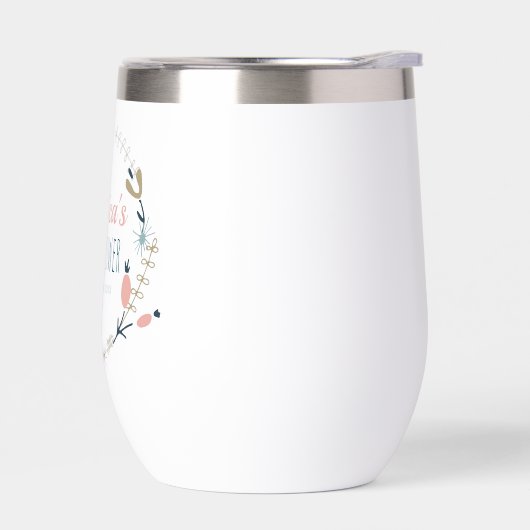 Baby shower botanique Rustique Pastel (Gauche)