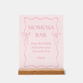 Baby shower Bow rose Momosa Bar (Recto)
