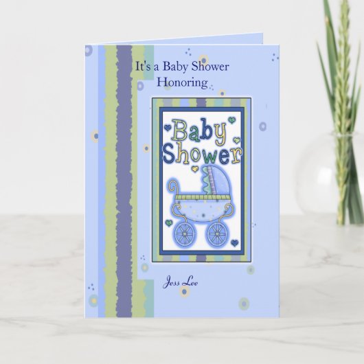 Baby shower Boy (Voorkant)