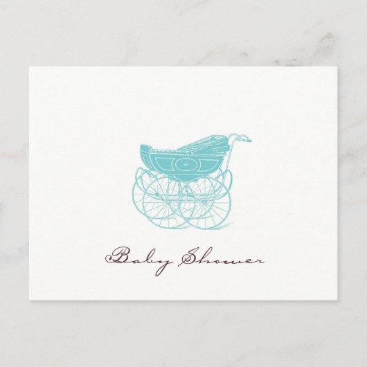 Baby shower Briefkaart (Voorkant)