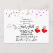 Baby shower briefkaart (Voorkant)