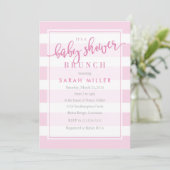 Baby shower Brunch Invitation Grandes Fille (Debout devant)