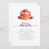 Baby shower Brunch Pancake Invitation (Devant / Derrière)
