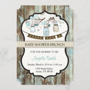 baby shower Brunch Uitnodiging