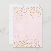 Baby shower Brunch Uitnodigingen (Achterkant)